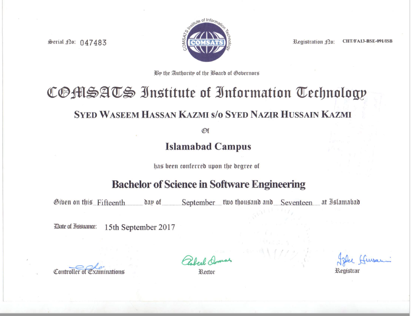 BSc in Software Engineering